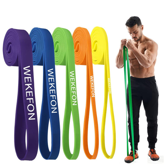 Resistance Bands Set of 5 Pull Up Assist Bands Stretch Resistance Band Mobility Band Powerlifting Exercise Bands for Resistance
