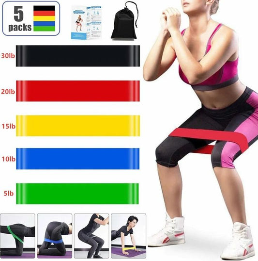 Yoga Rally Bands Yoga Fitness Rally Fitness Men and Women Rubber Elastic Resistance Band Gymnastics Strength Training Stretching